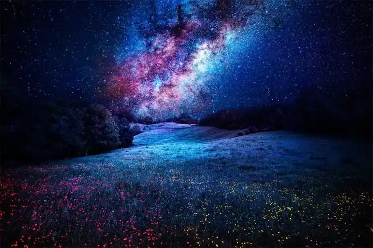 浪漫唯美宇宙背景