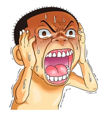 表情包-花瓣网|陪你做生活的设计师 | 抓狂一族 - line 贴图