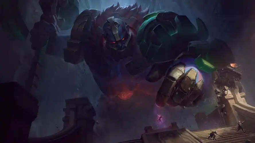 lol英雄联盟 亡灵战神 赛恩 sion 创世之神 4k壁纸