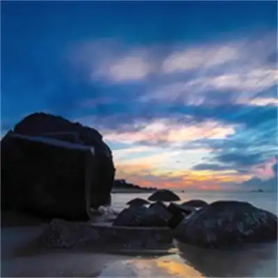 海边风景图片真实唯美意境头像