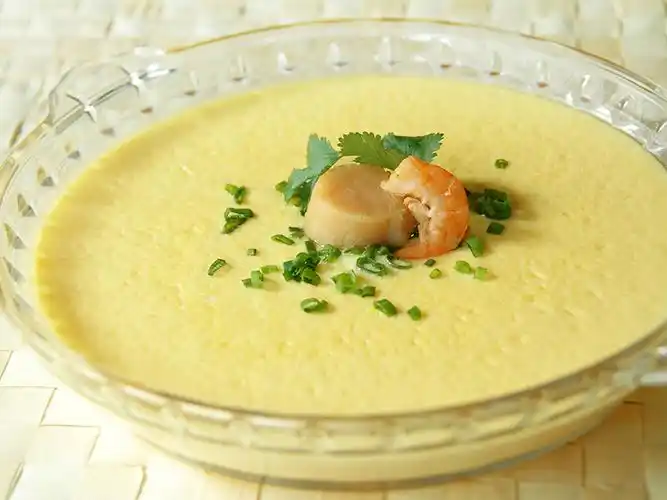 隐形虾米瑶柱蒸蛋