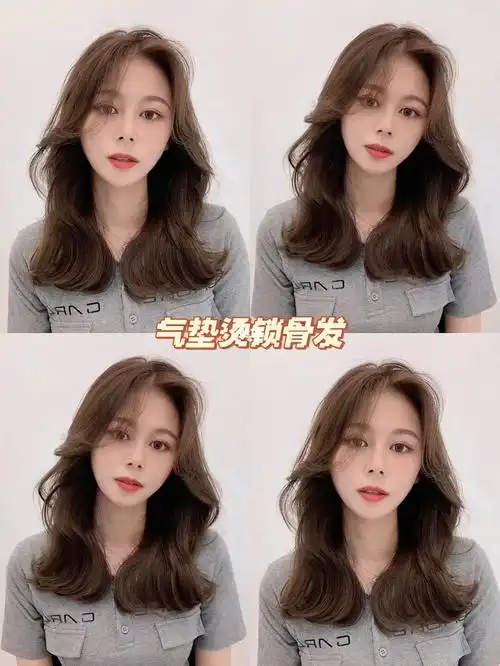 适合发量少头发扁踏的妹子们烫发 气垫烫