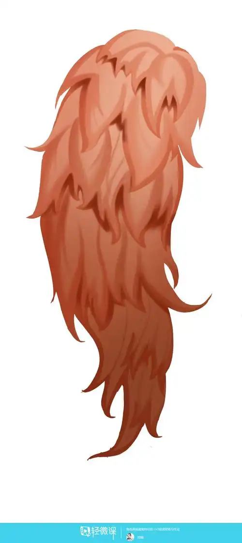 《游戏原画设计课程之如何画毛发质感》by 阿曦