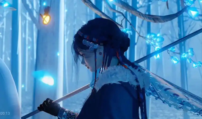 【wlop】【动态壁纸】圣雪山 星洛