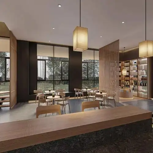 茶会所装修设计效果图