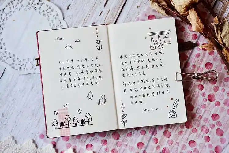 新手如何做手账网红手帐可爱图