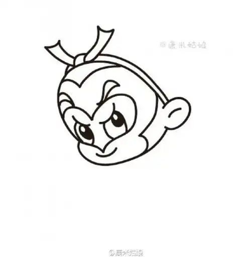 孙悟空怎样画孙悟空简笔画幼儿简笔画画法幼儿简笔画 人物2孙悟空孙
