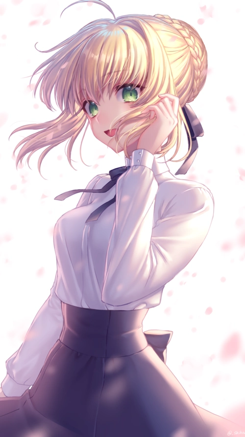 手机高清壁纸裁剪saber光明磊落真挚下的不列颠之王14