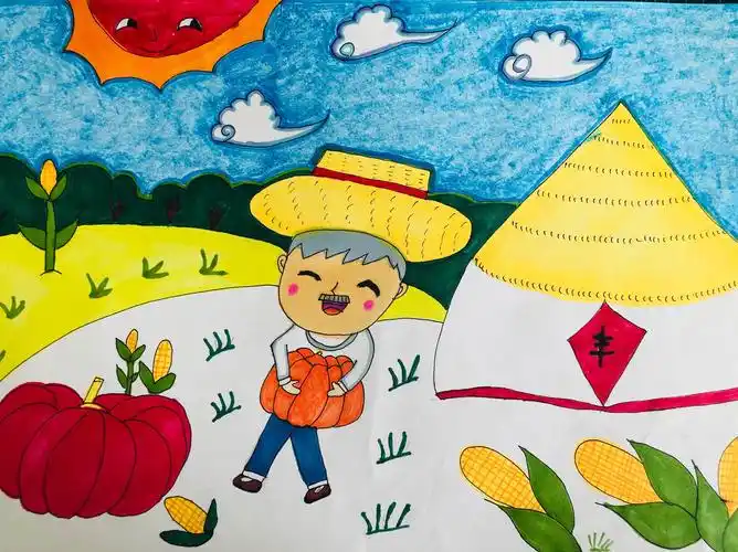 包头市第一实验小学南海分校———秋天"悄悄画"二年级作品投票