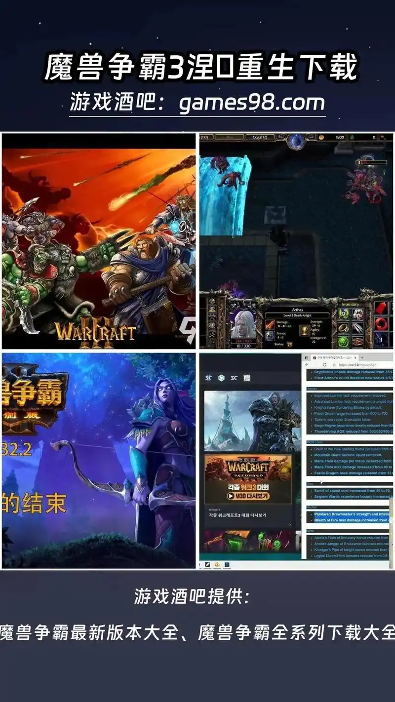 魔兽争霸2黑潮下载:来游戏酒吧.(地址看图片上方↑↑↑)魔兽 - 抖音