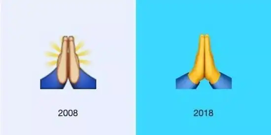 * "双手合十"以前在手的后面会发光,但现在没有了