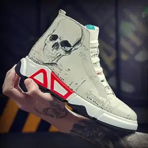 手绘鞋男生图片