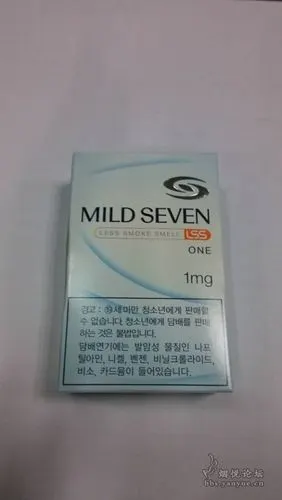 味道刚劲有力,有举鼎拔山之式日本香烟--1毫克七星