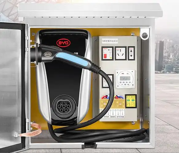 定制比亚迪充电桩箱唐秦宋dm不锈钢防水充电桩保护箱新能源汽车配电箱