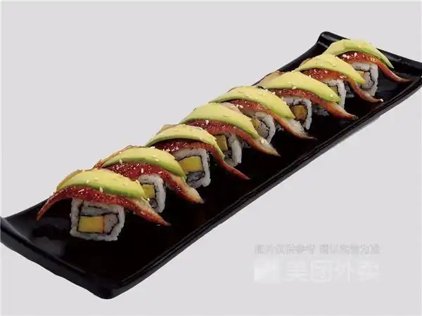 牛油果三文鱼加州卷图片