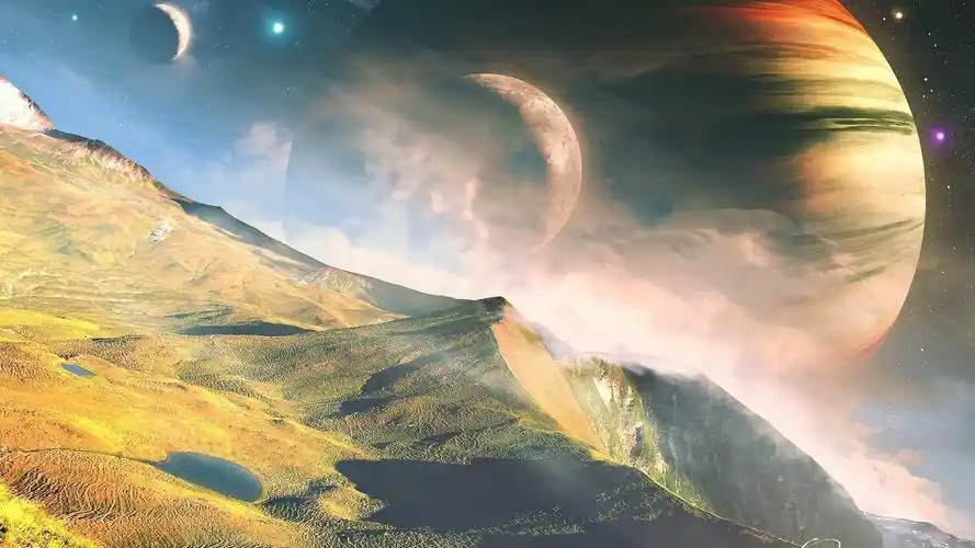 创意科幻风格星球高清桌面壁纸