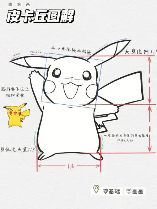 皮卡丘图解