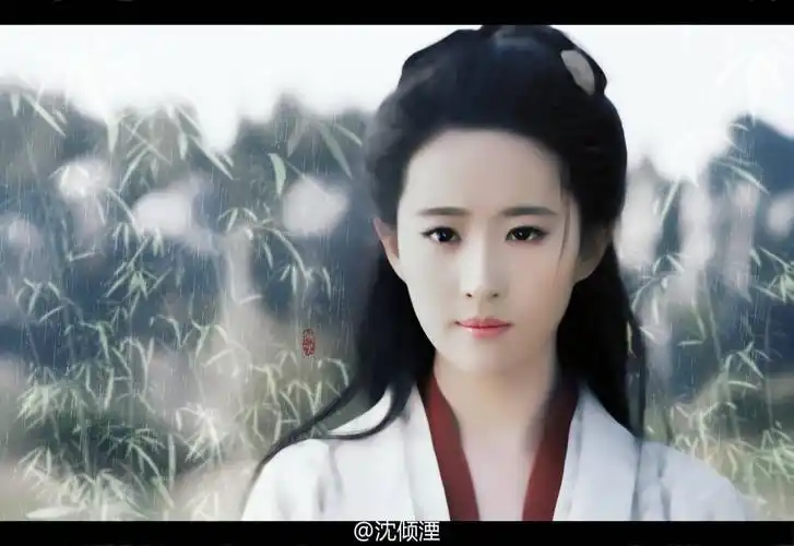 刘亦菲莲殿图片来源见水印