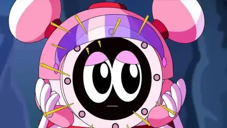 卡璐璐以为精灵身上插着牙签,扑上去就抱住了,结果却弄了满脸的刺