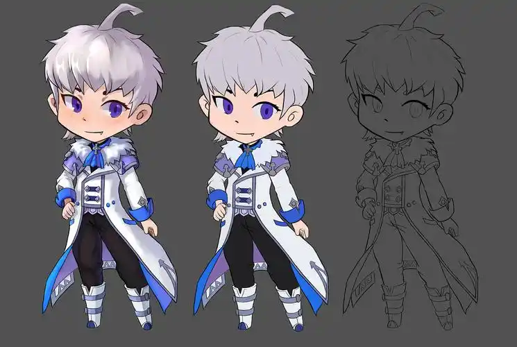 q版人物|插画|游戏原画|xxqx1_原创作品-站酷zcool