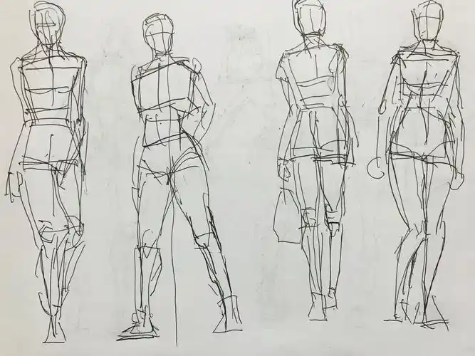 庚子春宅家日课:人体速写