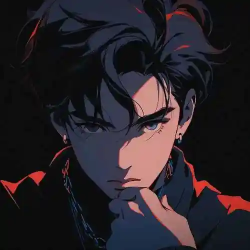 氛围感拉满的男生头像动漫 高级感优质痞帅ai男头