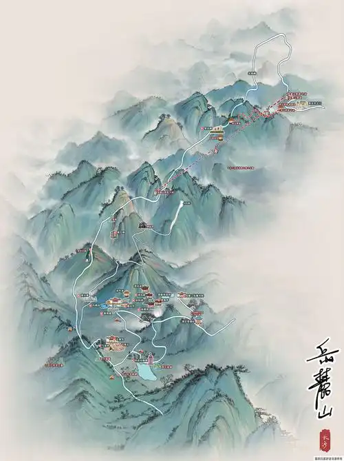 国风类手绘地图