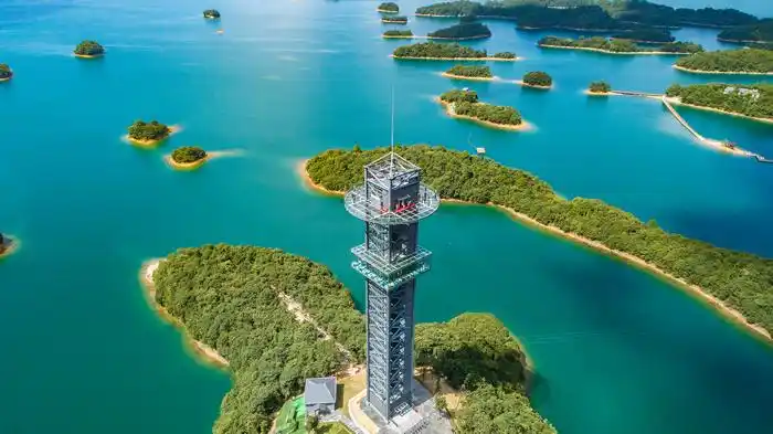 西海之星玻璃塔庐山西海游览简图庐山西海旅游咨询和接待68|68