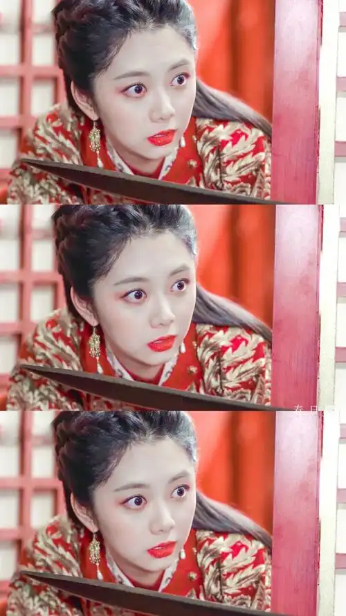 《锦衣之下》谭松韵饰演袁今夏·红衣袁今夏 点赞抱图
