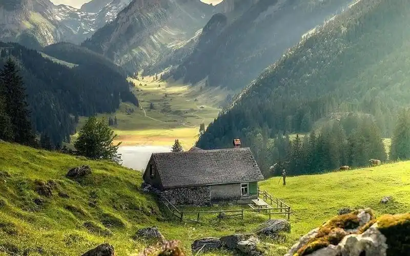 超唯美田园风光图片桌面壁纸