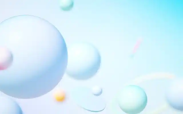 c4d马卡龙渐变卡通清新立体3d背景插画横版展板