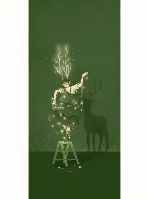 绿色护眼壁纸小清新里的绿意悠然