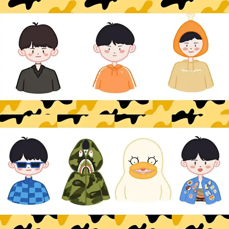 tnt简笔头像第二弹#时代少年团 #绘画 #头像 @dou  - 抖音