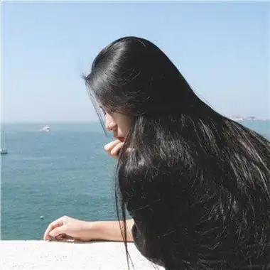 头像女长发侧脸女性头像气质侧脸q之家