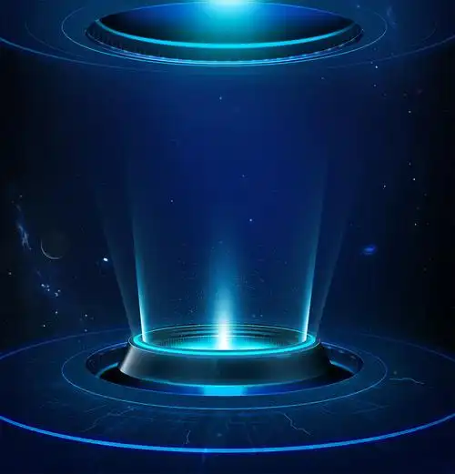 炫酷科技感引擎喷射粒子背景