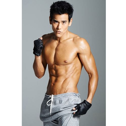 创京懿选高品质男神彭于晏海报健身励志贴画写真照肌肉男宿舍卧室墙