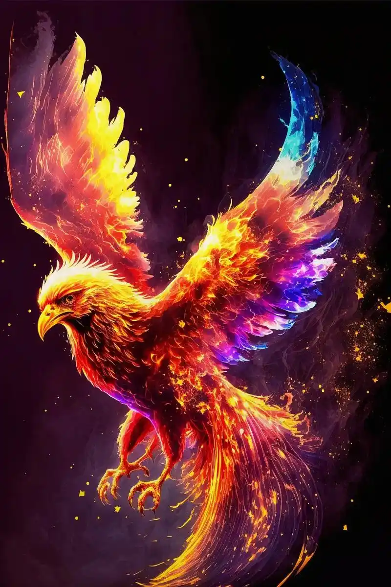 一声凤鸣响彻云霄;凤凰涅槃,浴火重生,你面前如果是阴影,那背 - 抖音