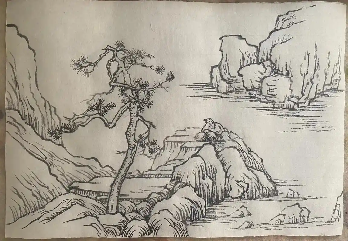 写意 #山水画 #想画就画 #绘画过 - 抖音