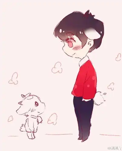 漫画合辑搞笑壁纸 可爱萌头像 二次元美男灵感来源 易烊千玺的小羊 cr