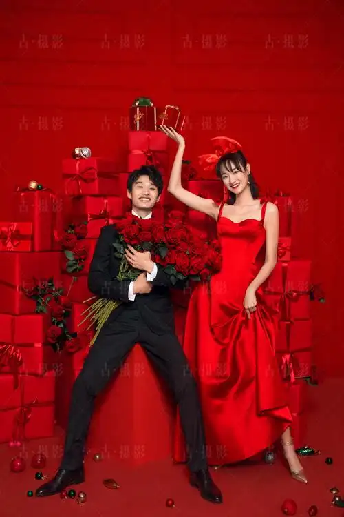 红色圣诞来袭-广安古摄影婚纱艺术影楼-wed114结婚网