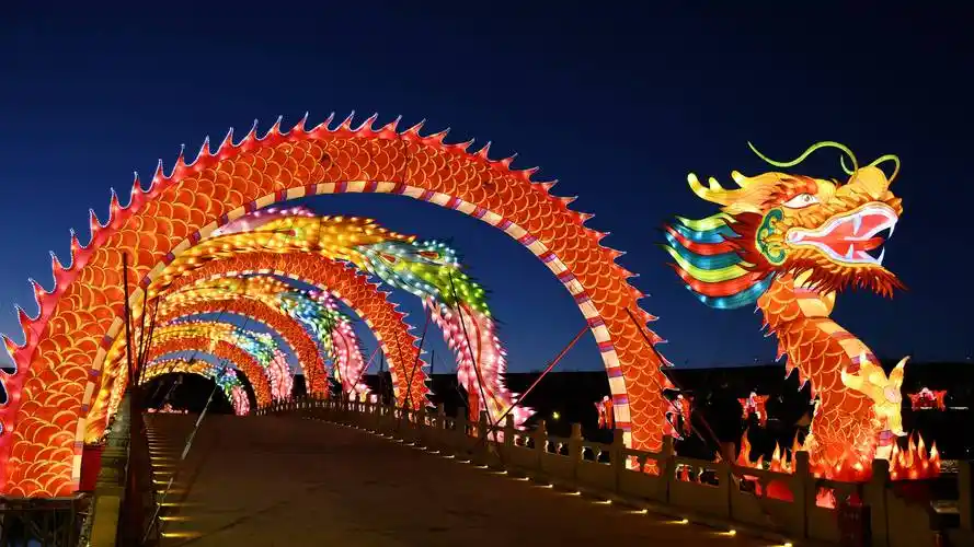 正月十五十六走马观灯蓬莱阁