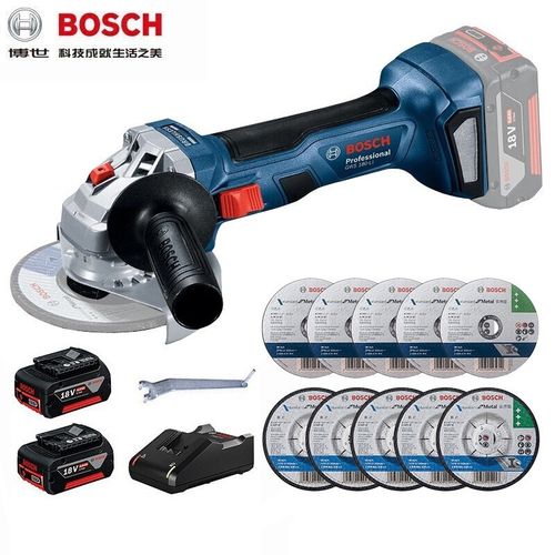 博世(bosch) 充电角磨机无刷gws180-li细手柄锂电切割机开槽机打磨机