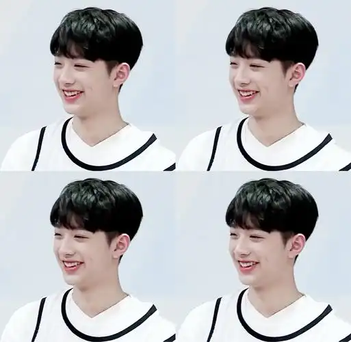 男版produce101 wanna one 忙内赖冠霖 笑起来超可爱 伪酷盖