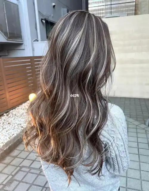 长发这样染太好看了这个挑染太赞了