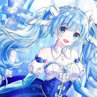 头像550946217蓝色系二次元少女头像动漫头像蓝色系可爱女生头像蓝色