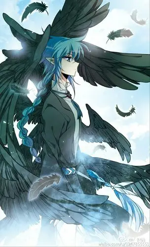 《三眼哮天录》套图2张 杨戬&蓝缡 画师:狸猫 来源微博