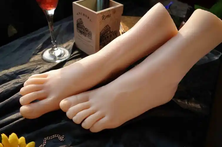 真人丝袜道具仿真脚丫网店童袜模型