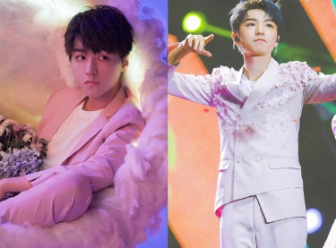 爱豆穿上粉色西装有多帅?抗住王俊凯林一,看到ta:犯规了