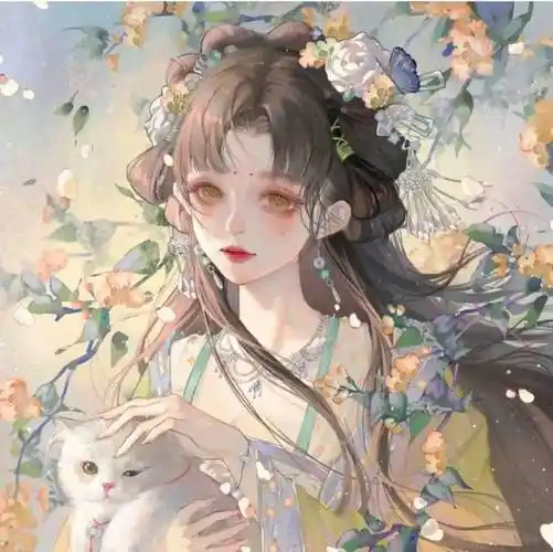 古风头像仙气古风动漫女生头像_小孩_心脏_正中间