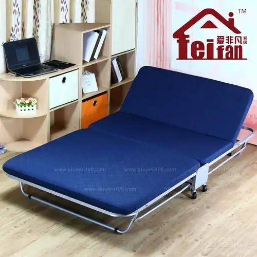 折叠床是一种利用关节原理设计,可以折叠收放的简易床.